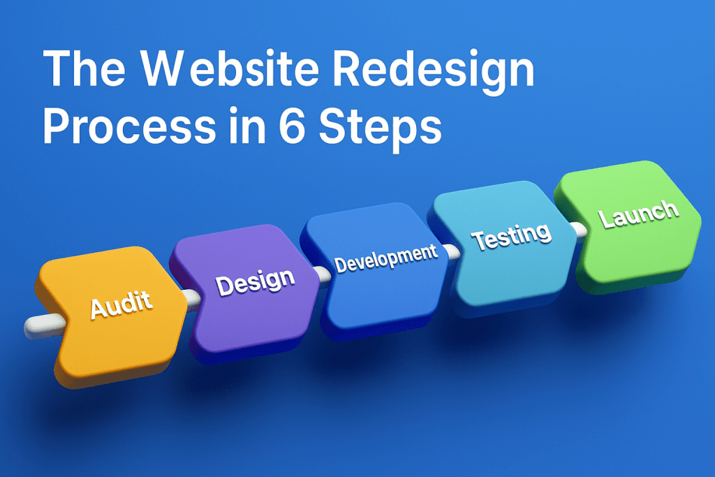 website redesing process and steps