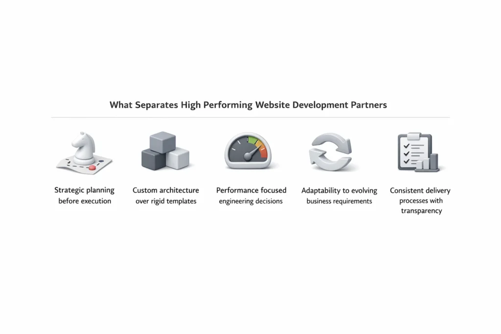 What Separates High Performing Website Development Partners