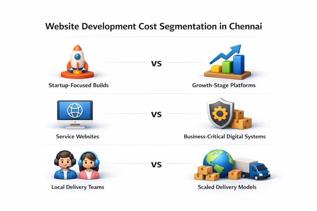 Website Development Cost Segmentation in Chennai