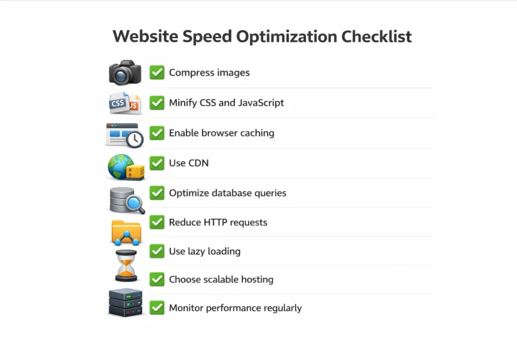 Website Speed Optimization Checklist
