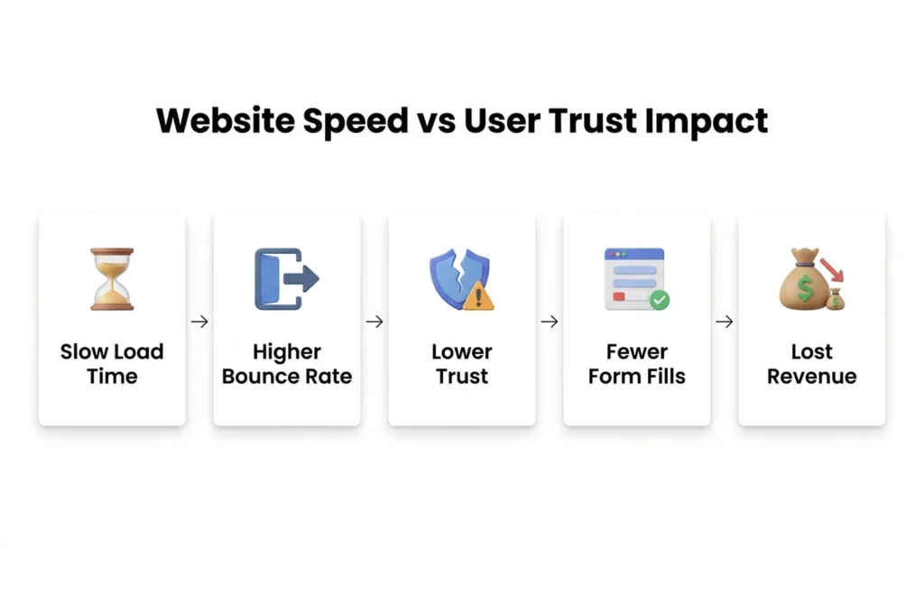 Website Speed vs User Trust Impact