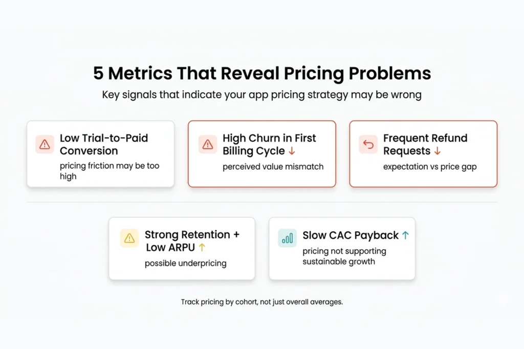 The Metrics That Reveal Wrong App Pricing
