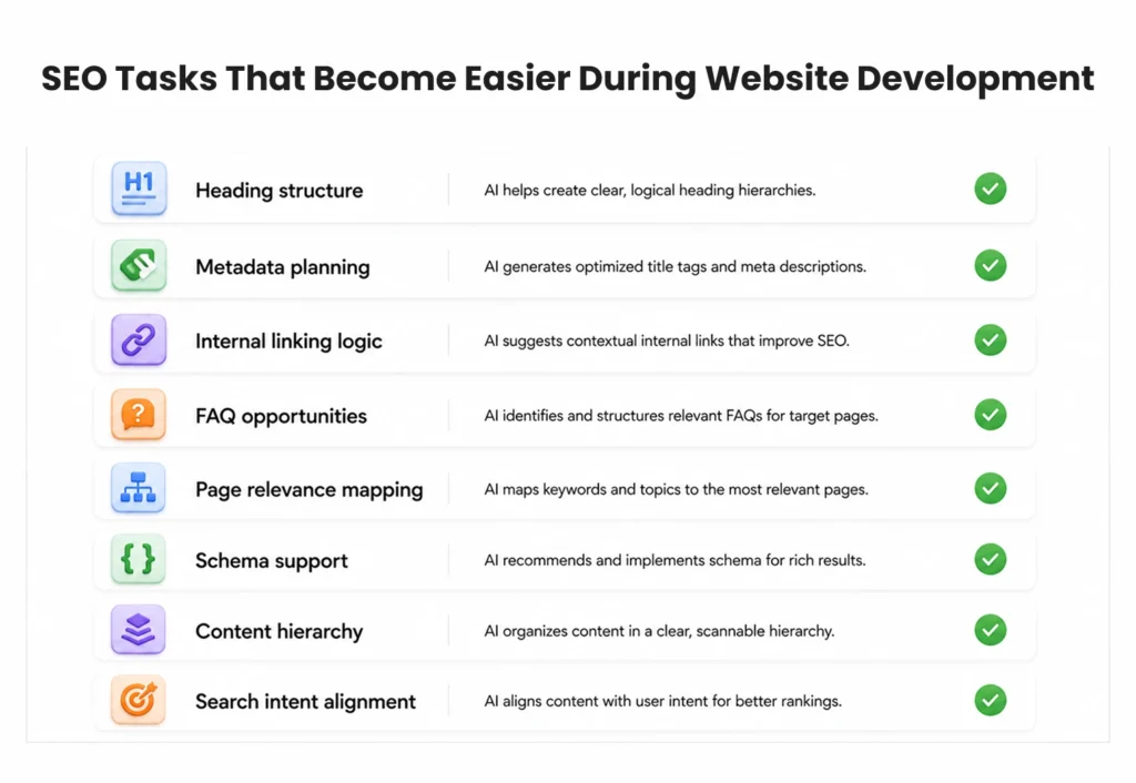 SEO Tasks That Become Easier During Website Development