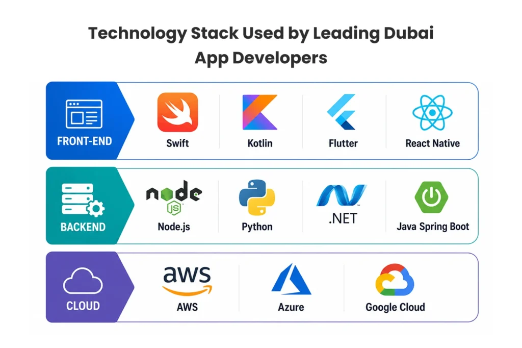 Technology Stack Used by Leading Dubai App Developers