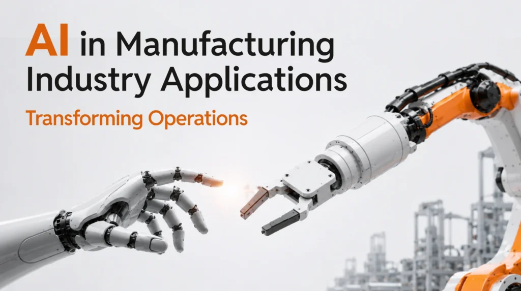 AI in Manufacturing Industry Applications: Transforming Operations