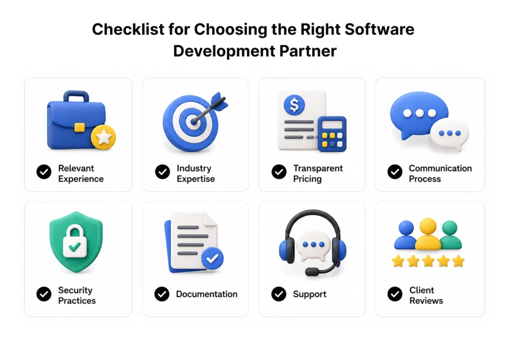 Checklist for Choosing the Right Software Development Partner