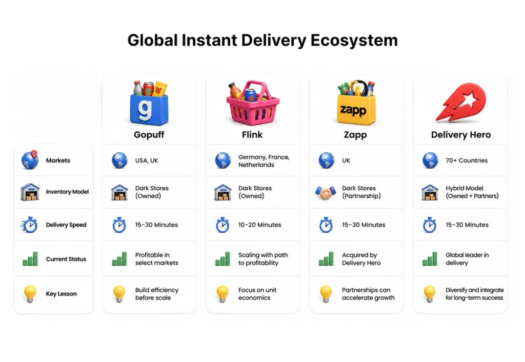 Global Instant Delivery Ecosystem